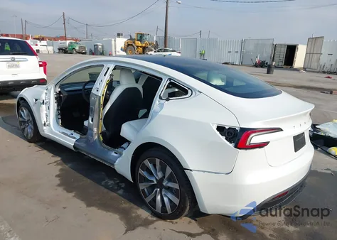 2025 Tesla Model 3 Long Range Rear-Wheel Drive from USA, damaged, VIN 5YJ3E1EA1SF012748